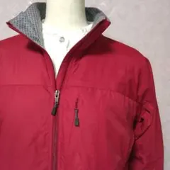 モンベル アウトドア ライトシェル ジャケット アウター レッド レディースM