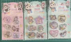 No.145ラブブウォーターシール3枚セット即購入OK