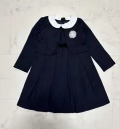 120サイズ　グローバルワーク　ジャケット　ワンピース　濃紺　女の子