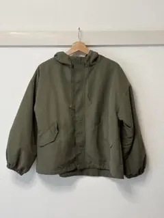 INGNI ブルゾン ショート丈 グリーン フード付き