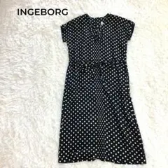 インゲボルグ INGEBORG9ドット柄 フリル レース ブラウス ピンクハウス