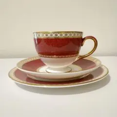 ウェッジウッド ユーランダー パウダールビー トリオセット 黒壺