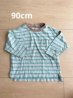 BREEZE 長袖カットソー ボーダー 90cm