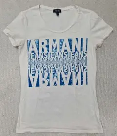 ARMANI♥️ ロゴプリント 半袖Tシャツ　希少のサムネイル