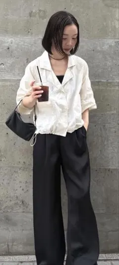 タグ付　【SELECT MOCA by SON】ナイロンハーフスリーブジャケットのサムネイル