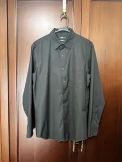 スーパーノンアイロン 黒シャツ Lサイズ