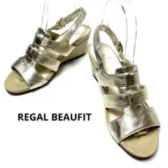 REGAL BEAUFIT 23.5 グルカ風サンダル シャンパンゴールド 良好のサムネイル