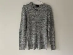 LOUIS CHAVLON メンズ　紳士　ニット　セーター　グレー　Vネック