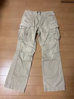 AVIREX ベージュ カーゴパンツ