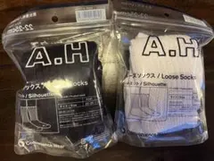 コンビニエンスウェア A.H長谷川昭雄ルーズソックス 22-25cm 2色セット