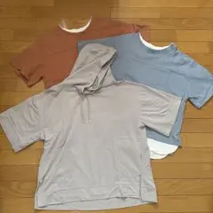 ikka 半袖Tシャツ 3色セット Lサイズのサムネイル