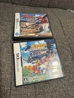 DSソフト　デジモンストーリー 超クロスウォーズ ブルー＆ファミスタ2009