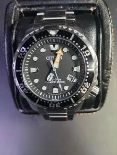 シチズン エコドライブ W410-S114195 電波ソーラー メンズ腕時計