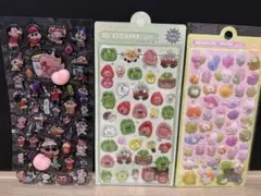 クレヨンしんちゃん　おしりシール　たまごっち　くちぱっち　3Dシール　立体シール