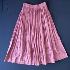 【美品】B:MING by BEAMS ビビッドピンク コットンスカート Sのサムネイル