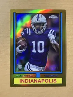 /50 NFL ADONAI MITCHELL RC TOPPS GOLD