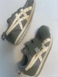 アシックスASICS スニーカー /カーキ18.5cm