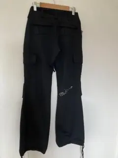 ミカランセ MIKANO ロングパンツ ヨガ ピラティス エアロ 黒 M ロゴ入のサムネイル