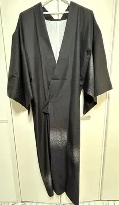 未使用品 和服 男物 夏用 正絹(紗)黒陣羽織(一つ紋) 早い者勝ち - メルカリ