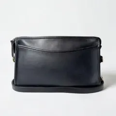 オールドコーチ　ネイビー　ヴィンテージ　ショルダーバッグ