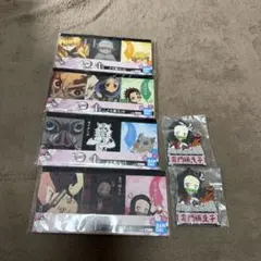 鬼滅の刃 メモ用紙4枚セット 竈門禰豆子 ラバーストラップ2個