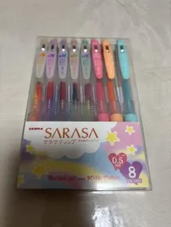新品未使用　ZEBRA サラサクリップ マーブル＆ミルクカラー 8色セットのサムネイル