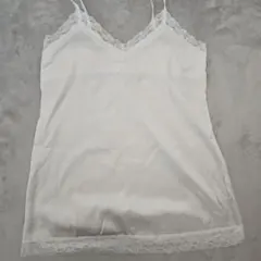 中古　スリップ　ホワイト　XL　ホームクリーニング済み