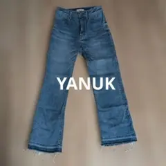美品✨近年 YANUK ワイドフレアデニム CAB カットオフ 24 美品✨近年 YANUK ワイドフレアデニム CAB カットオフ 24 - メルカリ