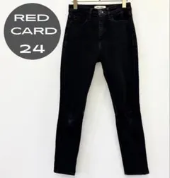 美脚 REDCARD レッドカード デニム 黒 24 S glenwood