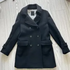 ブラック　ピーコート
