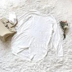 Auie F✨アウィーエフ✨スリット デザインカットソー 長袖 ロンT✨韓国製Mのサムネイル