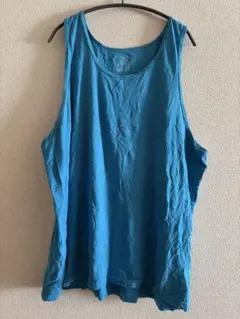 ✳︎ フルーツオブザルーム タンク 無地 青 ビッグサイズ トップ✳︎