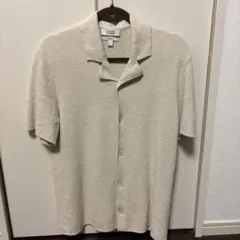COS リラックスフィット ニットシャツ オフホワイト XSのサムネイル