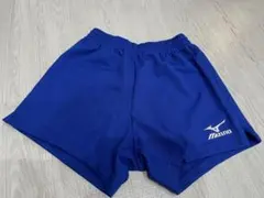 【美品】Mizuno ミズノ バレーボールパンツ 青 Lサイズ ゲームパンツ
