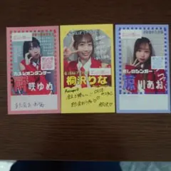 アイドルTubeRoseカードセット 雨咲ゆめ 桐沢りな 涼川あお　直筆メモ入り