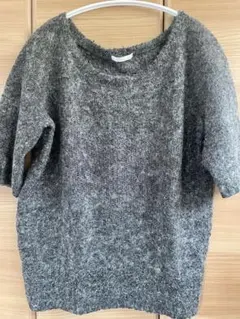 アーバンリサーチ　チャコールグレー　半袖ニット