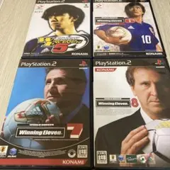 ワールドサッカー ウイニングイレブン5 6 7 8 PS2 まとめ売り　まとめて
