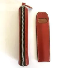 valentino garavani レザーライター(ブラウンクロコ調) - メルカリ