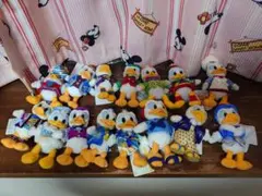 東京ディズニーリゾート　ドナルドダック　ぬいぐるみバッジセット　タグ付き　27体