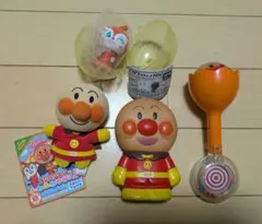 アンパンマン　ゆび人形&ガラガラ&ソフビ＆ピコピコマスコット