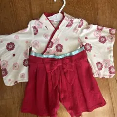 花柄着物スタイルベビー服