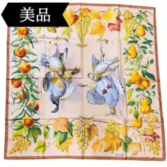 ☘️新品未使用 箱付☘️HERMES カレ90 森の中で ホワイト - メルカリ