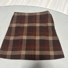 ユニクロ ウールブレンドミニスカート