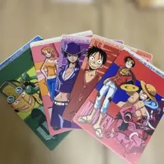 ONE PIECE ジャンボカードダス 未使用シール5枚セット