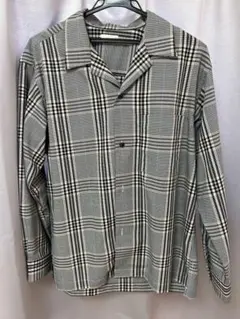 チェック柄長袖シャツ Mサイズ
