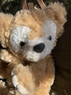 ストラップ付きダッフィ-ぬいぐるみ 約20cm