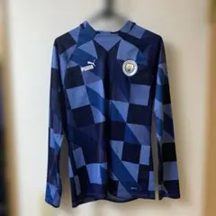 プーマ　マンチェスターシティ　ゲームシャツ　プラシャツ　長袖　L 楽天市場】プーマ マンチェスター シティFC 24-25 トレーニング 1/4