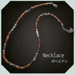 ネックレス ボヘミアン ナバホ族　ターコイズ インディアンジュエリー グレー