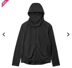 ワークマン レディース UVフェイスガードパーカー LL ブラック 黒 XL