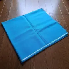 はぎれ生地　水色　約84cm x 約145cm